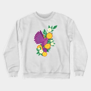 Tropical Hummingbird Crewneck Sweatshirt